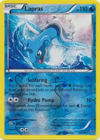 XY Lapras #35/146 reverse holo